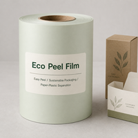 Film écologique BOPP, film de plastification thermique, film d'emballage pour boîtes, film d'emballage pour boîtes à gâteaux, film de plastification à froid mat imprimé, film de plastification