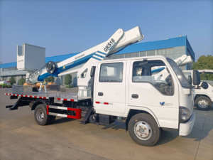 <span class=keywords><strong>Camion</strong></span> plateforme aérienne à bras droit de 22 m - Moteur Yuchai Euro 6 150 CV |   Plateforme de suspension isolée |   Véhicule de chantier - Product Image 6