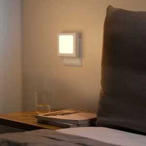 Modern Square LED Night <b>Light</b> with Dusk to Dawn <b>Sensor</b> Stepless Dimming 2700K Warm White <b>Indoor</b> Use - Product Image 6