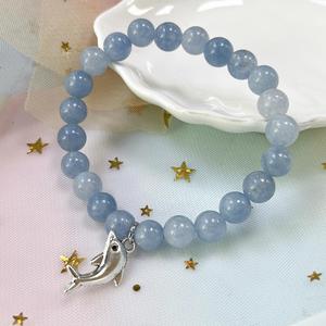 Bracelet en pierre naturelle avec perles de verre colorées pour l'équilibre émotionnel, conception professionnelle pour les grossistes, personnalisation artisanale - Product Image 5