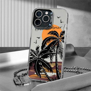 Nouvel été créatif coucher de soleil cocotier conception anti-chute étui de téléphone portable pour iphone 16 15 <span class=keywords><strong>14</strong></span> <span class=keywords><strong>13</strong></span> 12 11 <span class=keywords><strong>plus</strong></span>/<span class=keywords><strong>pro</strong></span>/<span class=keywords><strong>pro</strong></span> max - Product Image 5