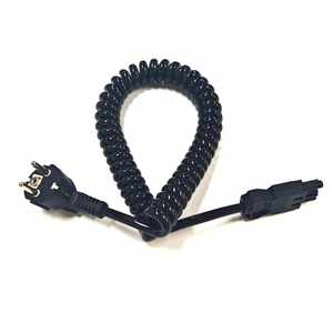 Câble d'alimentation industriel en spirale EU CEE 7/7 Schuko vers <span class=keywords><strong>connecteur</strong></span> GS 3 conducteurs 1,5 mm² résistant à l'huile en PU - Product Image 3