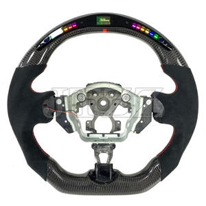 Volante de fibra de carbono LED mejorado con cuero para <span class=keywords><strong>Infiniti</strong></span> FX30 FX35 FX37 FX50 QX70 - Product Image 2