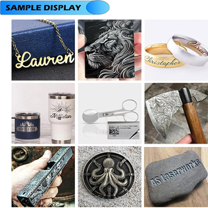 光纤激光打标机金属铭牌雕刻机塑料编码蚀刻打印机 - Product Image 4