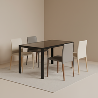 Prix de gros usine – Ensemble moderne de table et chaises de salle à manger pour la maison