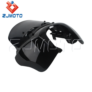 Parabrisas Estilo Club para Faro Delantero de Harley Dyna <span class=keywords><strong>2006</strong></span>-2017 - Compatible con Low Rider/Street <span class=keywords><strong>Bob</strong></span>/<span class=keywords><strong>Fat</strong></span> <span class=keywords><strong>Bob</strong></span> con Soporte Baja Designs LP6 - Product Image 4