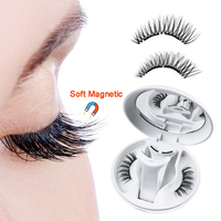 Pestañas Magnéticas Reutilizables Quantum Faux Cls, Sin Pegamento, Aspecto Natural, con Aplicador