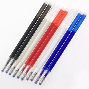 100 Pezzi <span class=keywords><strong>Ricariche</strong></span> per Penna Gel <span class=keywords><strong>Cancellabili</strong></span> Termosensibili Lunghezza 1mm Inchiostro Blu Solubile in Acqua per Marcatori su Pelle - Product Image 1