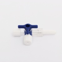 Contrôle de débit en plastique 3 voies Luer Valve mâle femelle Luer Lock connecteur vanne d'arrêt à trois voies
