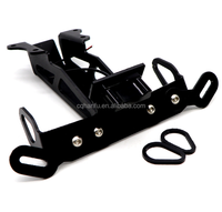 MT-09 Traceur 900 FJ-09 Moto Modifié Pliage plaque d'immatriculation avec Lumière