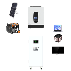 ระบบจัดเก็บพลังงานภายในบ้านแบบออลอินวัน แบตเตอรี่ LiFePO4 48V ระบบไฮบริดแบบตั้งพื้น 10-20 กิโลวัตต์ RS485 - Product Image 1