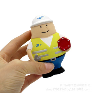 Pu Foam Wrench Worker Shape High <b>Rebound</b> Stress Relief Toy Decoration Gift For 8 To 13 Years Unisex - Product Image 1