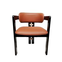 Chaise de salle à manger moderne en bois de frêne, pieds épais, design mi-siècle