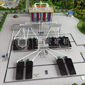 छोटी क्षमता 1-3tph हार्ड रॉक गोल्ड स्टोन प्रसंस्करण संयंत्र सोने खनन खनिज गुरुत्वाकर्षण विभाजक मशीन के साथ - Product Image 6