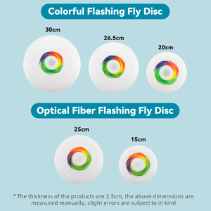 20/25/26.5/30cm Durable Sport Disc Indoor Outdoor Party Interactive <strong>Throwing</strong> <strong>Disk</strong> <strong>Game</strong> Toys Flashing Flying Disc for Kids Adults - Product Image 4