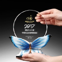 Trofeo de Cristal Cerámico de Diseño Nuevo al por Mayor, Trofeo de Cristal Personalizado, Premios, Recuerdos y Regalos