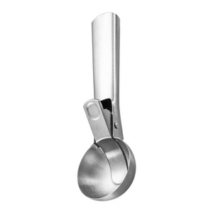 Cuillère à glace en acier inoxydable, ensemble de 2 pièces, facile à nettoyer, outil pour fruits et légumes, bouleuse à melon - Product Image 5