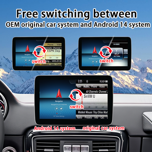 Lelv Qualcomm <span class=keywords><strong>680</strong></span> 9 ''ระบบนำทาง GPS สำหรับรถยนต์ Mercedes Benz G แก้ว W463 W461 G500 W467 G550แอนดรอยด์14หน้าจอ2001-2008 - Product Image 2