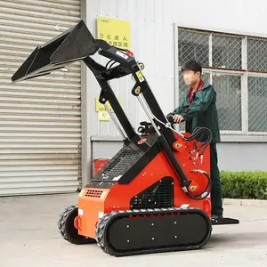 Earth-moving Machinery 40L\/min Hydraulic Pump Flow Wheeled Mini Skid Steer Loader