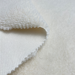Tissu en polaire sherpa 100% polyester de qualité supérieure, épais, dense, résistant au rétrécissement, à motif brossé, pour manteaux et vestes - Product Image 5
