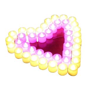 Bougies électroniques Xi Peptide à LED sans flamme pour décorations romantiques, lumières pour anniversaire, demande en mariage, en plastique - Product Image 5
