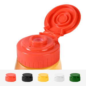Bouchon de bouteille en plastique de qualité alimentaire de 38 mm pour miel et condiments avec valve en silicone - Product Image 4