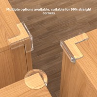 Protectores de Esquinas Transparentes y Suaves para Mesas, Tamaño Personalizable
