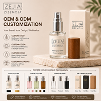 Atomiseur de parfum de luxe en verre haut de gamme de 10 ml avec bouchon en bois de noyer naturel, flacon de voyage rechargeable