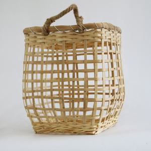 थोक सस्ते बांस विकर कपड़े धोने का भंडारण टोकरी चीन में किए गए - Product Image 2