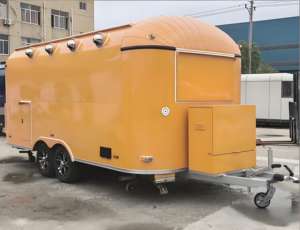 Remolque Móvil de Doble Propósito <span class=keywords><strong>para</strong></span> Bar y Cafetería con Barra Extraíble y Estación de Espresso <span class=keywords><strong>para</strong></span> Servicio de Hostelería de Día y de Noche - Product Image 5