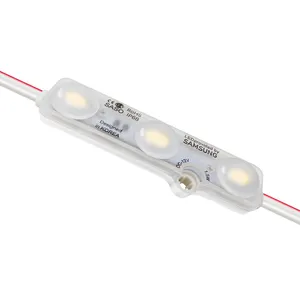 経済的な200個パックLEDモジュール3 LED 1.5ワット126lm smd5730 12V DCIP67防水LEDインジェクションモジュール