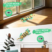 Jouet télécommandé EPT RC Wall Crawler Gecko, lézard grimpant sur les murs avec lumière LED, robot grimpant sur les murs pour enfants