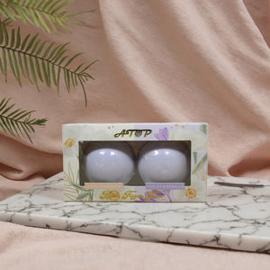 Huiles essentielles 100% naturelles faites à la main à la fleur de cerisier pour bain, <span class=keywords><strong>duo</strong></span> de bombes de bain effervescentes - Product Image 3