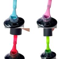 Kinnco Vente en gros de fournitures de gel pour la manucure Gel UV à tremper sous forme de vernis lumineux arc-en-ciel néon de marque privée pour l'été