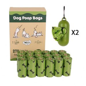 <b>Compostable</b> Pet Waste Bags with Dispenser Custom Logo Dog Poop Bags - Product Image 1