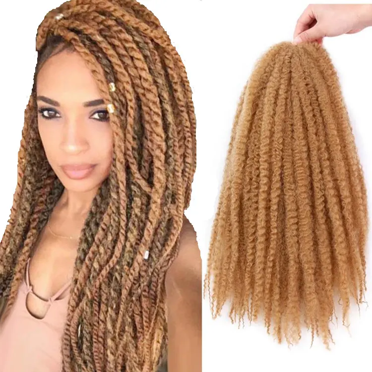 Afro twist braids Hair Twist Crochet Braids Synthetic Hair Extensions 18 inch Afro afro marley hair