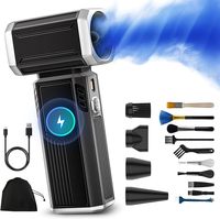 Mini souffleur d'air turbo puissant pour séchage de voiture, mini ventilateur turbo violent, nettoyeur de neige portable