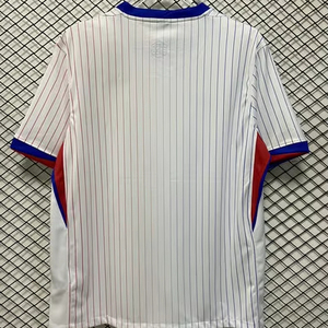 Camiseta de Fútbol Personalizada al por Mayor # Camiseta de Equipo/Club con Logotipo Bordado y Patrón de Fondo Sublimado de Diseño SANCHO 19 - Product Image 1