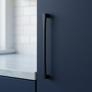 Luxury Melat Lever Cabinet <b>Door</b> Handle for <b>Black</b> <b>Matte</b> Finished Durable High Quality Hardware Bathroom Kitchen Bedroom Use - Product Image 2