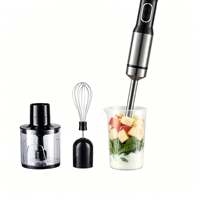 Mixeur Plongeant Électrique Multifonctionnel en Acier Inoxydable 1200W à Vitesse Variable pour Smoothies et Purées, Usage Domestique, Qualité Allemande