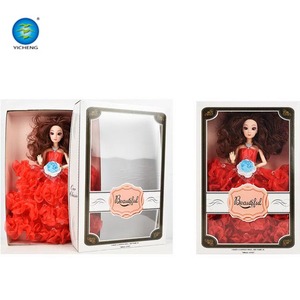 En gros poupée princesse enfants jouet cadeau d'anniversaire de haute qualité curling grande queue poupée de mariage - Product Image 1