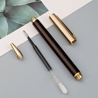 Bolígrafo de madera con logotipo personalizado ecológico, ancho de escritura de 1,0mm para oficina, negocios, marketing, regalo promocional personalizado