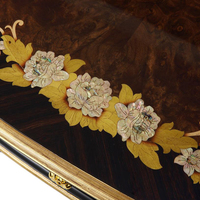 Britischer Stil Luxus-Massivholz-Konsolen tische Klassischer Sideboard-Eingangs tisch