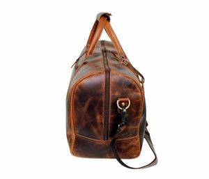 Sac de voyage en cuir pleine fleur - Compagnon de voyage haut de gamme pour le style et la fonctionnalité - Bagages et sacs de voyage - Sac de sport - Product Image 2