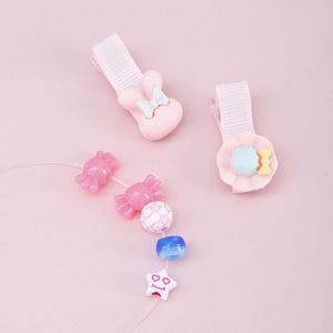 DIY Children Hand-Making Polymer Clay Beads with Pendant Charms Kit Crystal Strings - Product Image 4