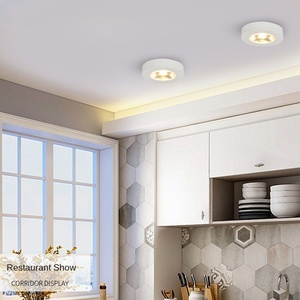 สปอตไลท์ LED ขนาดเล็กทรงกระบอก5W สไตล์บ้านไร่บางเฉียบติดตั้งบนพื้นผิว IP54 CRI93 360มุมตัวโคมไฟอลูมิเนียมสำหรับตู้ - Product Image 6