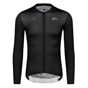Monton Manufacturer OEM Customizable Personalized Biking Clothes Bike Shirts Long Sleeve Cycling Jerseys for Men