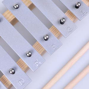 <span class=keywords><strong>Xylophone</strong></span> Glockenspiel à 8 notes pour enfants, métallophone à cadre en bois avec maillets, instrument de <span class=keywords><strong>musique</strong></span> Montessori pour la petite enfance - Product Image 4