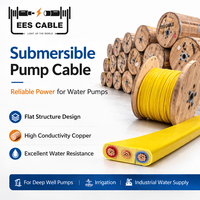 Câble submersible plat LV 3 Core 4mm ² PVC isolé et gainé conforme à la norme IEC 60227