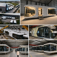 Capsule de stockage modulaire préfabriquée de luxe, type Apple, pour bureau à domicile et villa